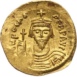 Byzantine Empire, Phokas 602-610, Solidus, Constantinople