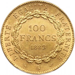 Francja, 100 franków 1882 A, Paryż