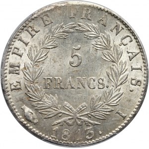 Francja, Napoleon I, 5 franków 1813 I, Limoges
