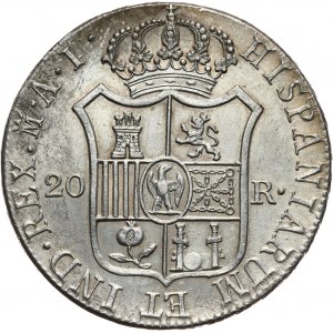 Spain, Joseph Napoleon, 20 Reales 1811 M-AI, Madrid