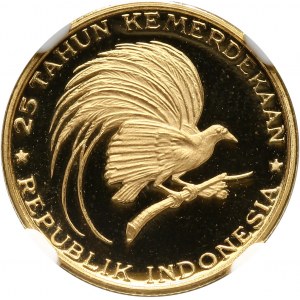 Indonesia, 2000 Rupiah 1970, Great bird of paradise