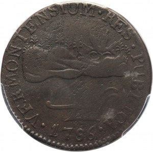 Stany Zjednoczone Ameryki, Vermont, cent 1786, VERMONTENSIUM