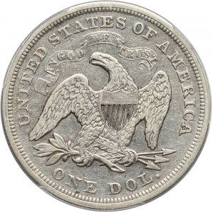 USA, Dollar 1871, Philadelphia, Seated Liberty