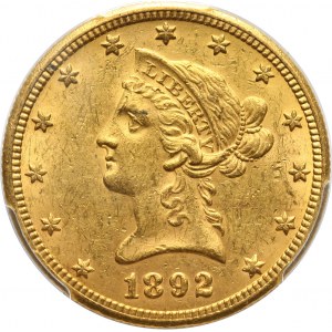 USA, 10 Dollars 1892 O, New Orleans