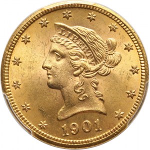 USA, 10 Dollars 1901, Philadelphia