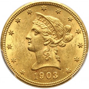 Stany Zjednoczone Ameryki, 10 dolarów 1903 O, Nowy Orlean