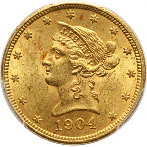 Stany Zjednoczone Ameryki, 10 dolarów 1904 O, Nowy Orlean