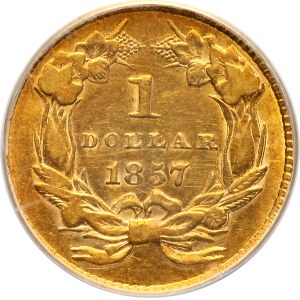 USA, Dollar 1857, Philadelphia