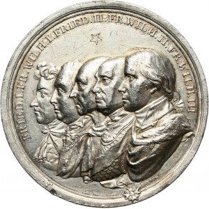 Germany, Prussia, Friedrich Wilhelm III, medal, commemorating 100 years of Prussia, 1801, Berlin