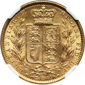 Great Britain, Victoria, Sovereign 1864, die number 50