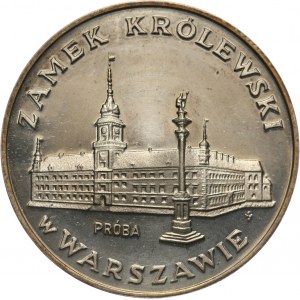 PRL, 100 złotych 1974, Zamek Królewski w Warszawie, PRÓBA, srebro