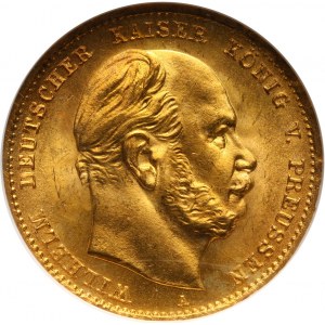 Niemcy, Prusy, Wilhelm I, 10 marek 1872 A, Berlin