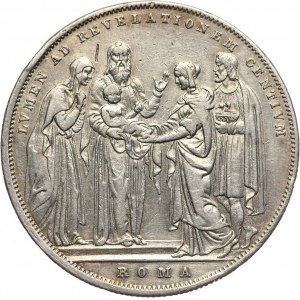 Watykan, Grzegorz XVI, scudo 1834-IV R, Rzym
