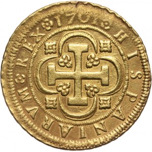 Spain, Philip V, 8 Escudos 1701, Sevilla