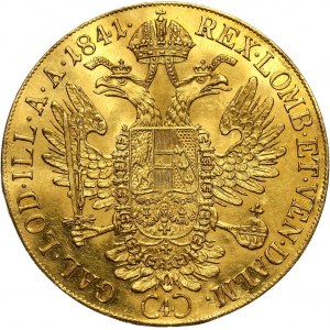 Austria, Ferdynand I, 4 dukaty 1841 A, Wiedeń