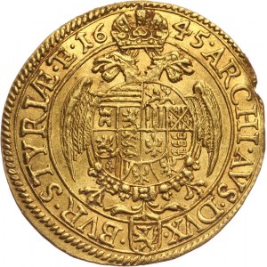 Austria, Ferdynand III, dukat 1645, Graz