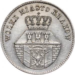 Wolne Miasto Kraków, 1 złoty 1835, Wiedeń