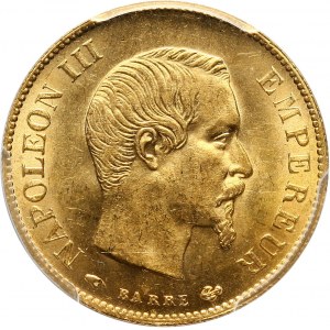 France, Napoleon III, 10 Francs 1858 A, Paris