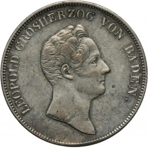 Germany, Baden, Karl Leopold, Thaler 1834, Blessing on the Baden Mines