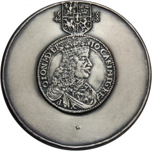 PRL, Seria królewska PTAiN, medal, Jan II Kazimierz, SREBRO