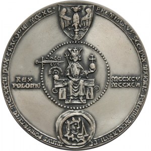 PRL, Seria królewska PTAiN, medal, Przemysław II, SREBRO