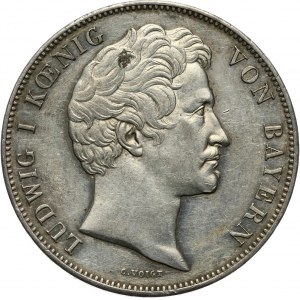 Niemcy, Bawaria, Ludwik I, 2 talary (3 1/2 guldena) 1840, Monachium, Albrecht Durer