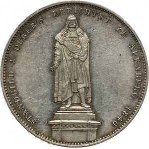 Niemcy, Bawaria, Ludwik I, 2 talary (3 1/2 guldena) 1840, Monachium, Albrecht Durer