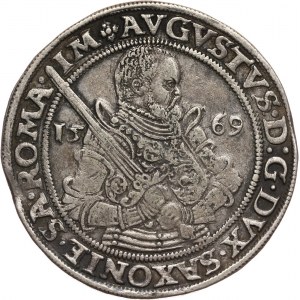 Niemcy, Saksonia, August, talar 1569 HB, Drezno