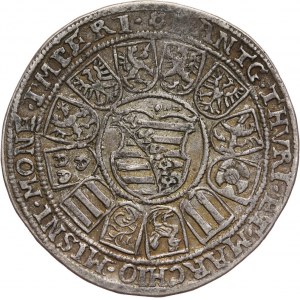 Germany, Sachsen-Coburg-Eisenach, Johann Casimir and Johann Ernst, Taler 1597, Saalfeld