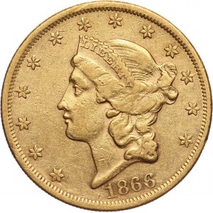USA, 20 Dollars 1866, Philadelphia