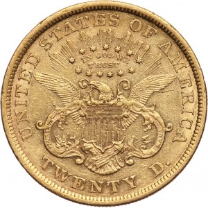 Stany Zjednoczone Ameryki, 20 dolarów 1866, Filadelfia