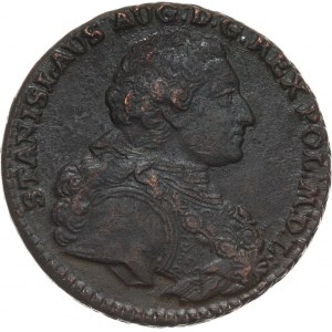 Stanisław August Poniatowski, trojak 1766 G, Kraków, popiersie w zbroi