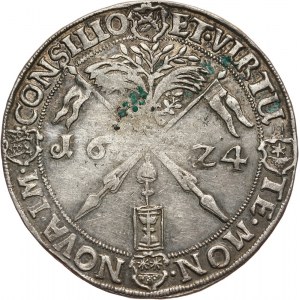 Niemcy, Hesja-Kassel, Maurycy Uczony, talar 1624, Kassel