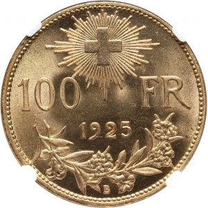 Switzerland, 100 Francs 1925 B, Bern