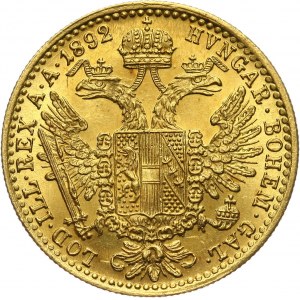 Austria, Franz Joseph I, Ducat 1892, Vienna