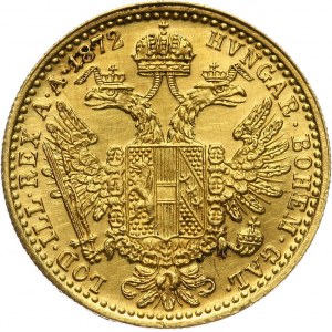 Austria, Franz Joseph I, Ducat 1872, Vienna