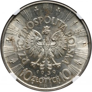 II RP, 10 złotych 1939, Warszawa, Józef Piłsudski