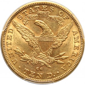 Stany Zjednoczone Ameryki, 10 dolarów 1892 CC, Carson City
