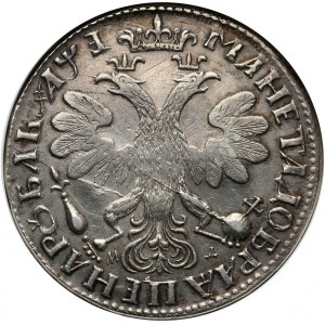 Rosja, Piotr I, rubel 1705 MД, Kadashevski Dvor