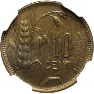 Litwa, 10 centów 1925