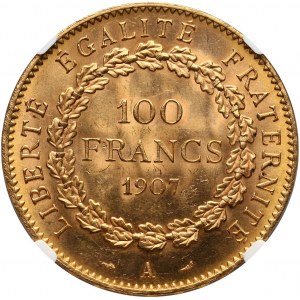 Francja, 100 franków 1907 A, Paryż