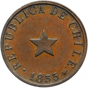 Chile, 1/2 Centavo 1835