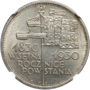 II RP, 5 złotych 1930, Warszawa, Sztandar