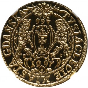III RP, 200 złotych 1996, Tysiąclecie Gdańska, złoto