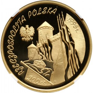 III RP, 200 złotych 1996, Henryk Sienkiewicz, złoto
