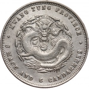 Chiny, Kwangtung, 50 centów bez daty (1890-1905)