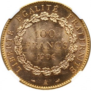 France, 100 Francs 1906 A, Paris