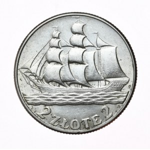 Poland, 2 zloty 1936 Sailing ship
