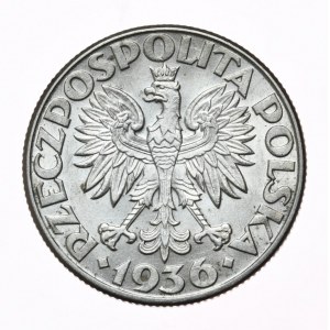Poland, 2 zloty 1936 Sailing ship