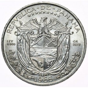 Panama, 1 Balboa, 1966.
